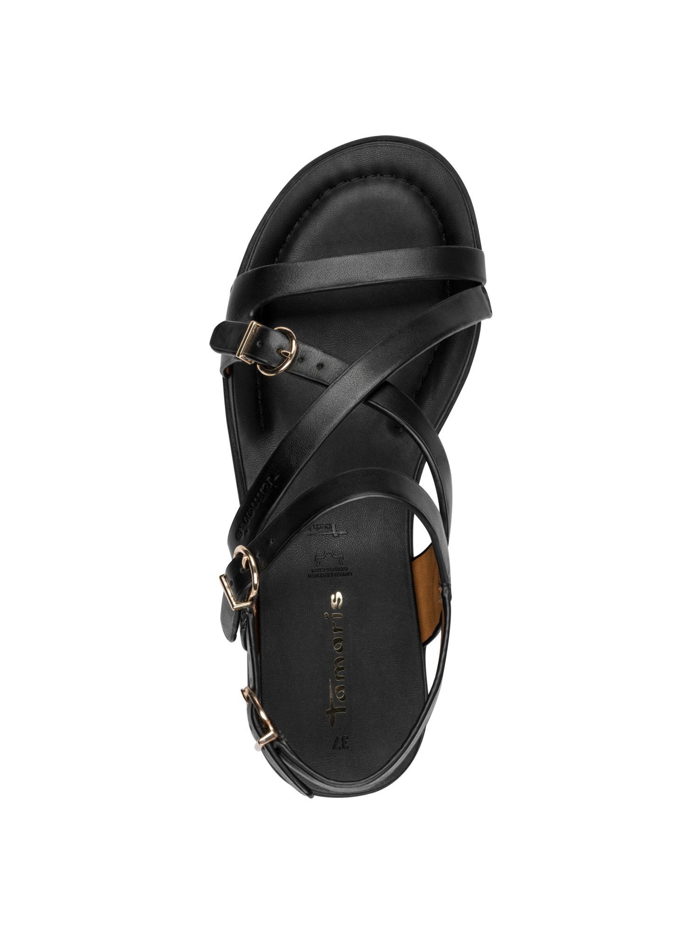 Tamaris Sandaal in Zwart