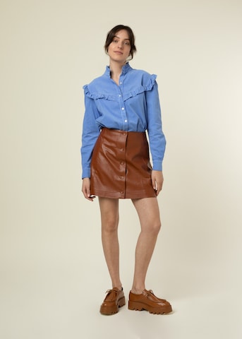 FRNCH PARIS Skirt 'Theodora' in Brown