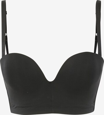 WONDERBRA Push-up BH 'Ultimate Backless' in Zwart: voorkant