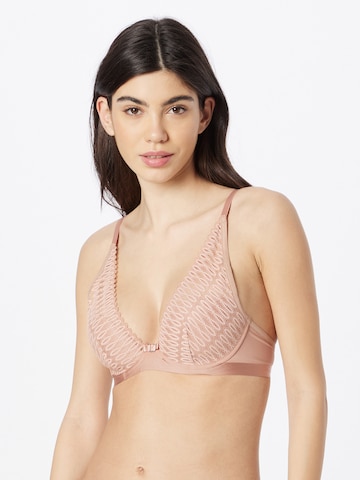 TRIUMPH Triangle Bra 'Aura Spotlight' in Pink: front