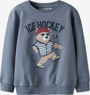 NAME IT - Sweatshirt 'NMMSAXO' em azul: frente