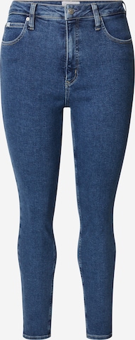 Calvin Klein Jeans Teksapüksid, värv sinine: eest vaates