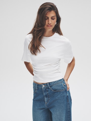 The Set T-shirt i grå: framsida