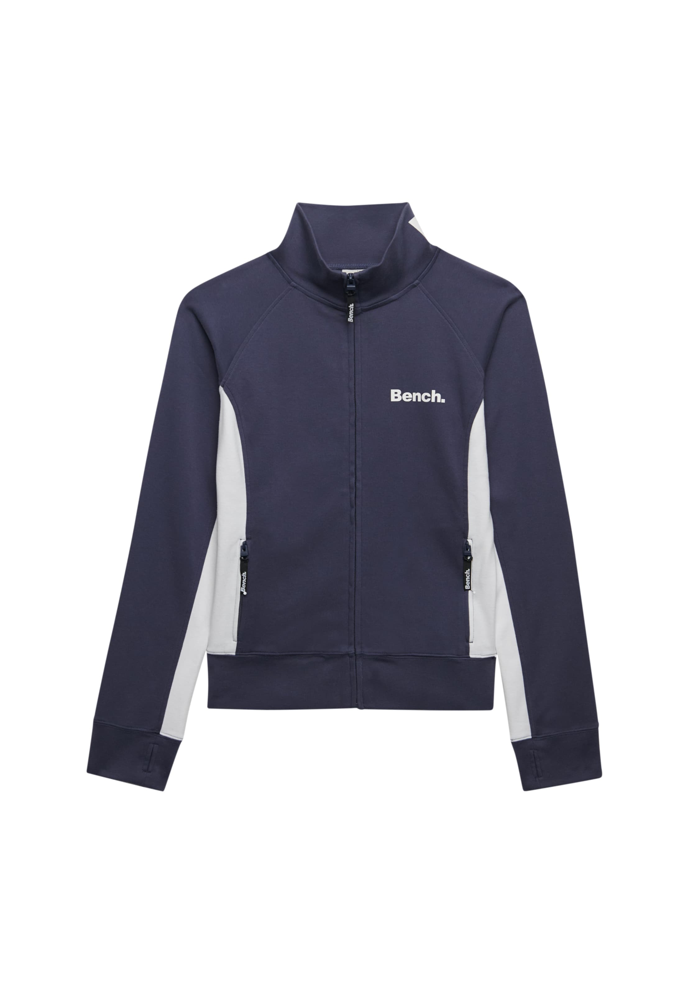 Superdry & Co Sweatvest 'Bench X Superdry & Co' in Blauw: voorkant