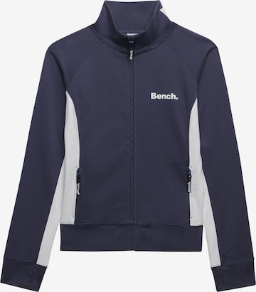 Superdry & Co Sweatvest 'Bench X Superdry & Co' in Blauw: voorkant