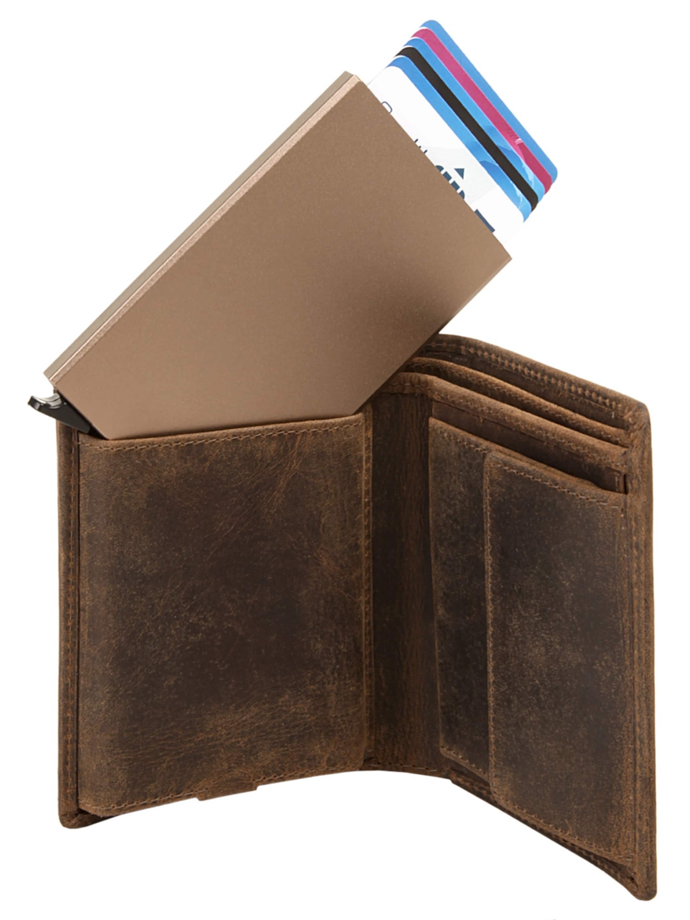 Bagan Wallet 'Bagan Geldbörse mit Kartenspender' in Brown