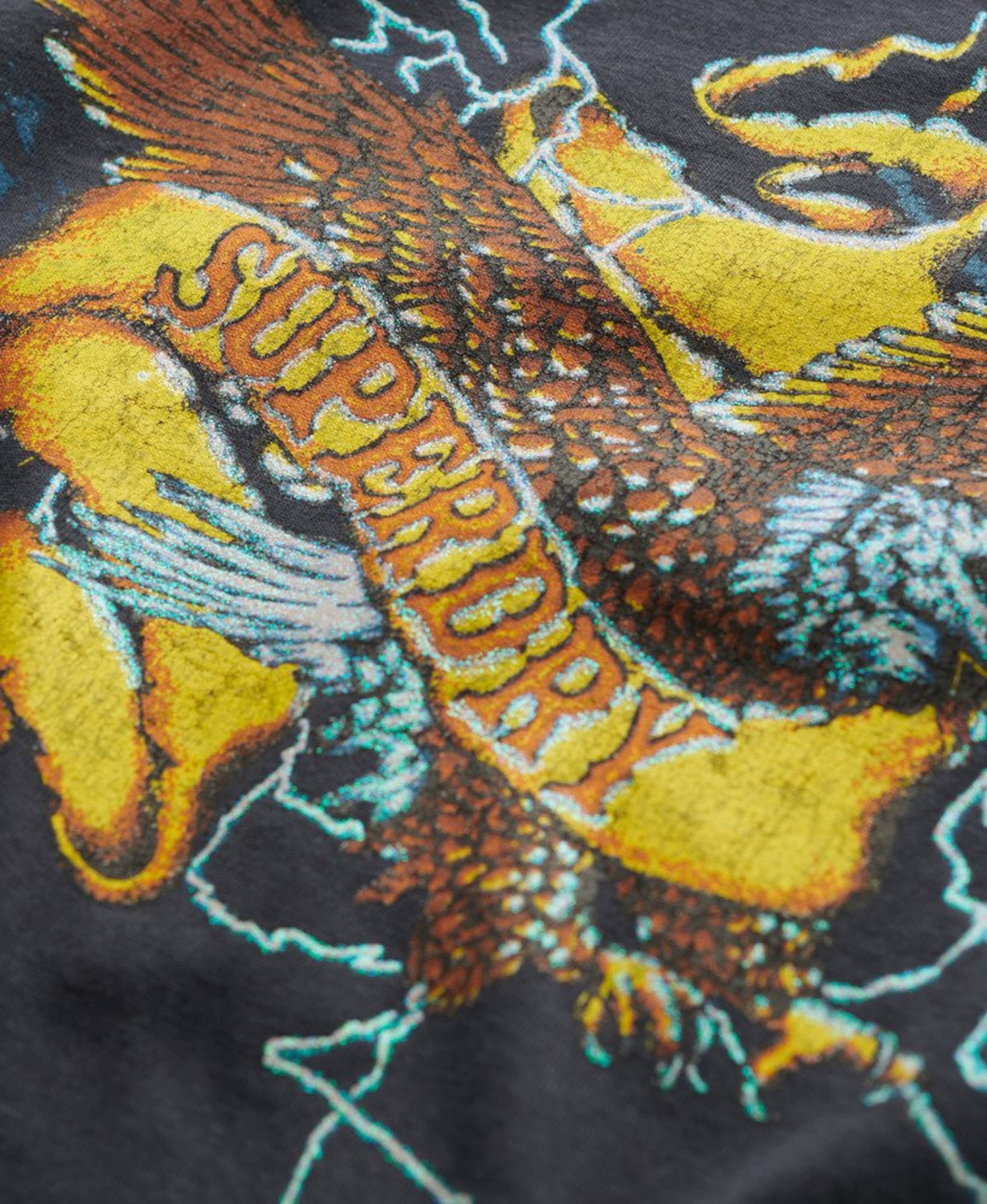 Superdry & Co Shirt 'Biker' in Zwart