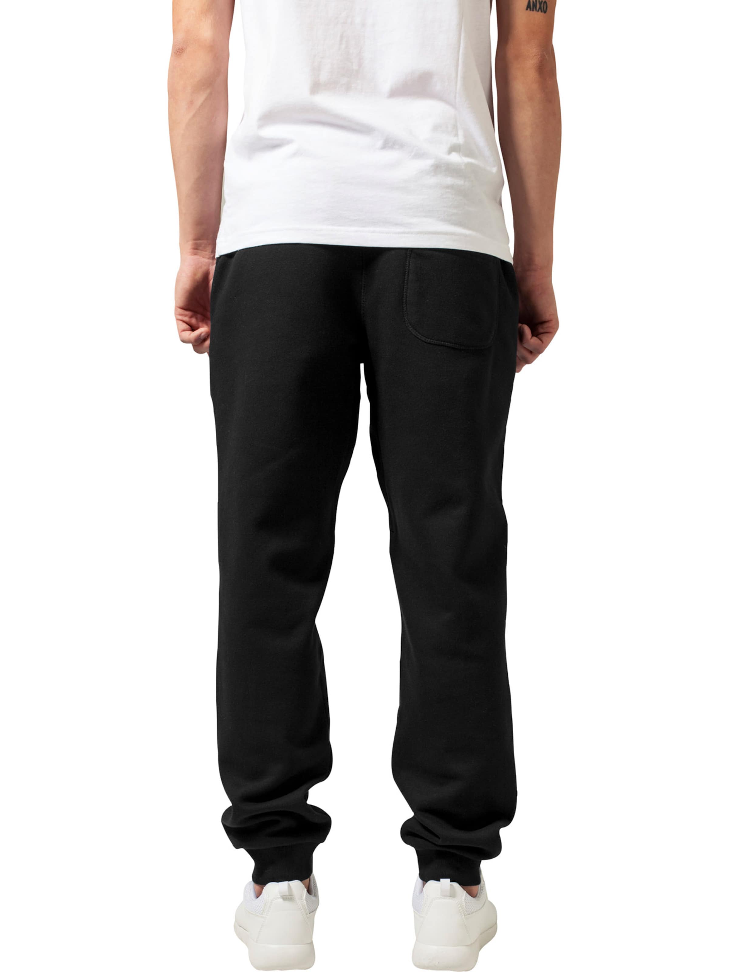Urban Classics Tapered Trousers in Black
