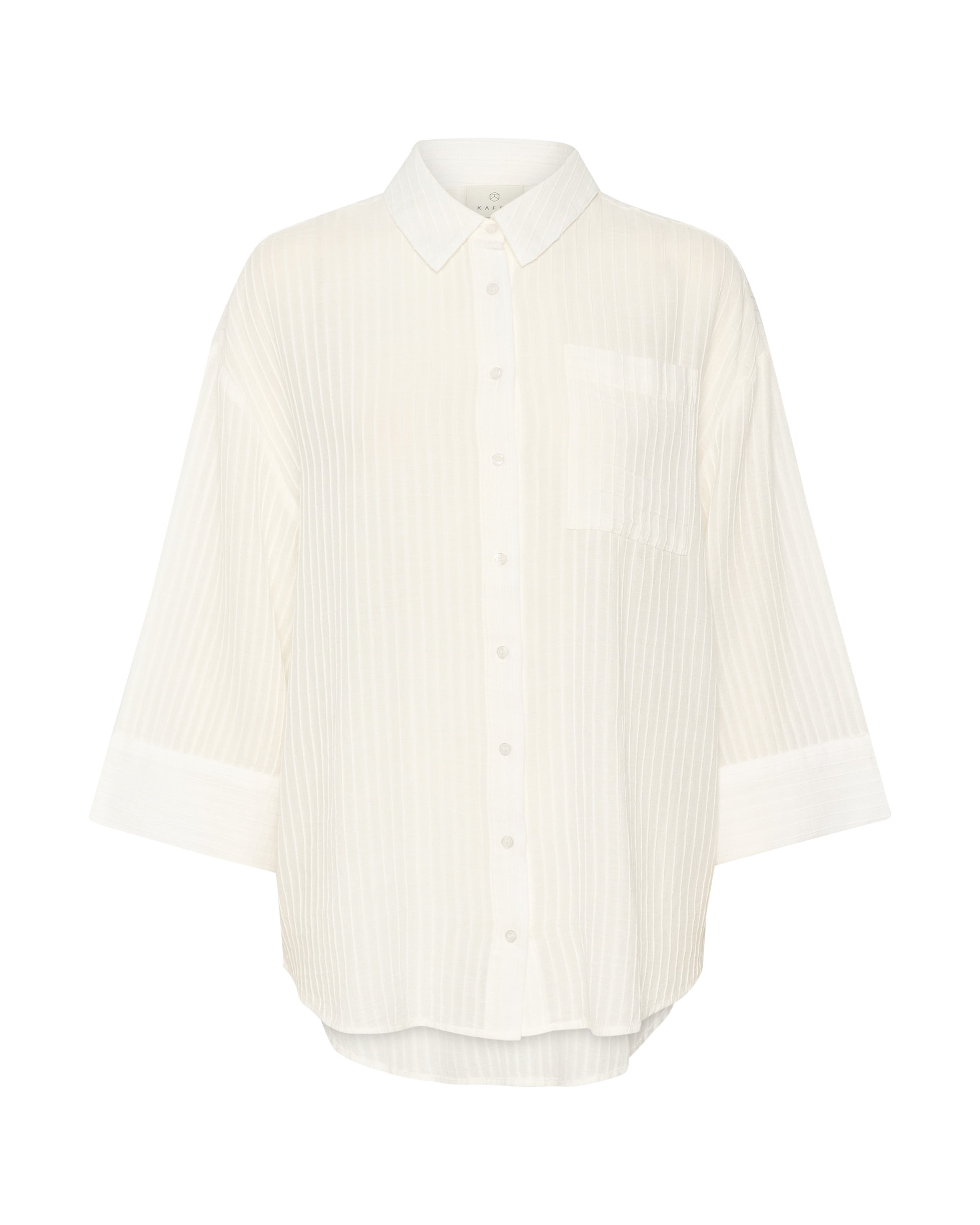 Bluză 'Alice' de la Kaffe pe alb: față