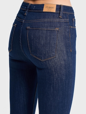 IT'S BASIC Skinny Jeans 'Skinny High Rise Jeans' in Blauw