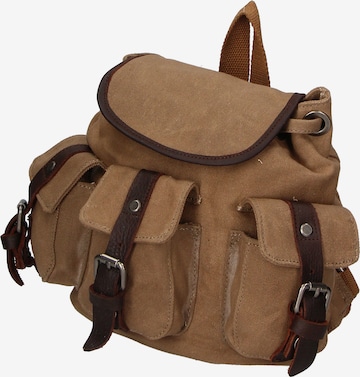 Gave Lux Backpack in Beige: front