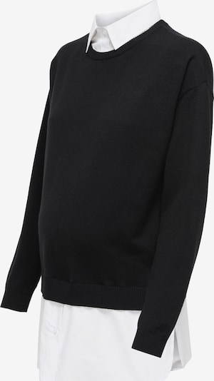 Only Maternity Neulepaita 'OLMPayson' värissä musta / valkoinen, Tuotenäkymä