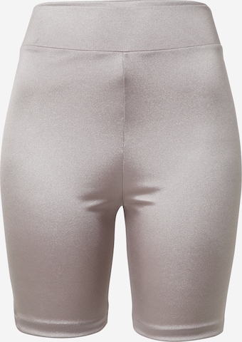 Kendall for ABOUT YOU Skinny Shorts 'Lil' in Silber: predná strana