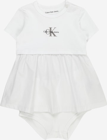 Robe Calvin Klein Jeans en blanc : devant