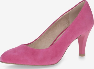 CAPRICE Pumps in Roze: voorkant