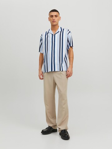 JACK & JONES - Ajuste confortable Camisa en azul