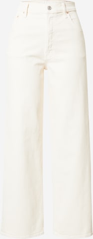 MOTHER Zvonové kalhoty Džíny 'HW SPINNER SKIMP' – bílá: přední strana