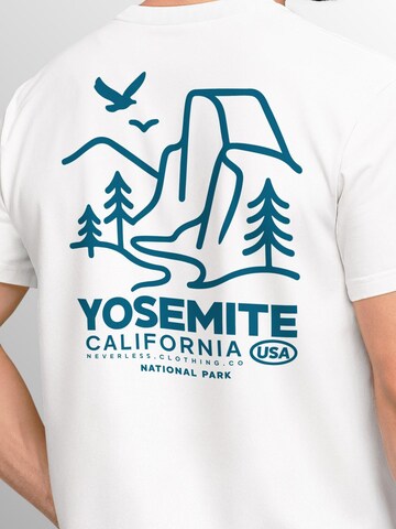 Neverless Shirt 'Yosemite Park'‌‌‌ in Weiß