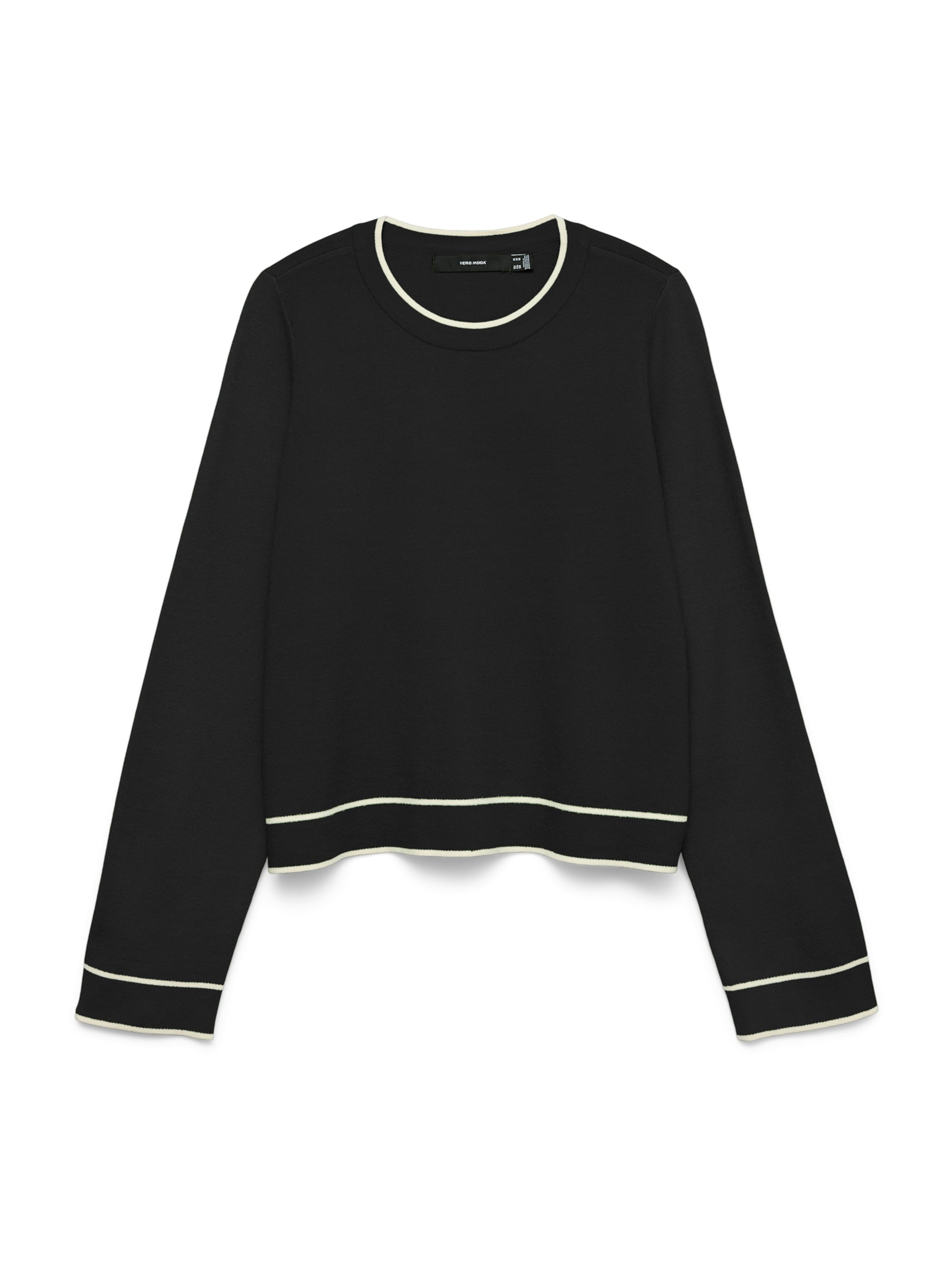 Pull-over 'VMGold' VERO MODA en noir : devant