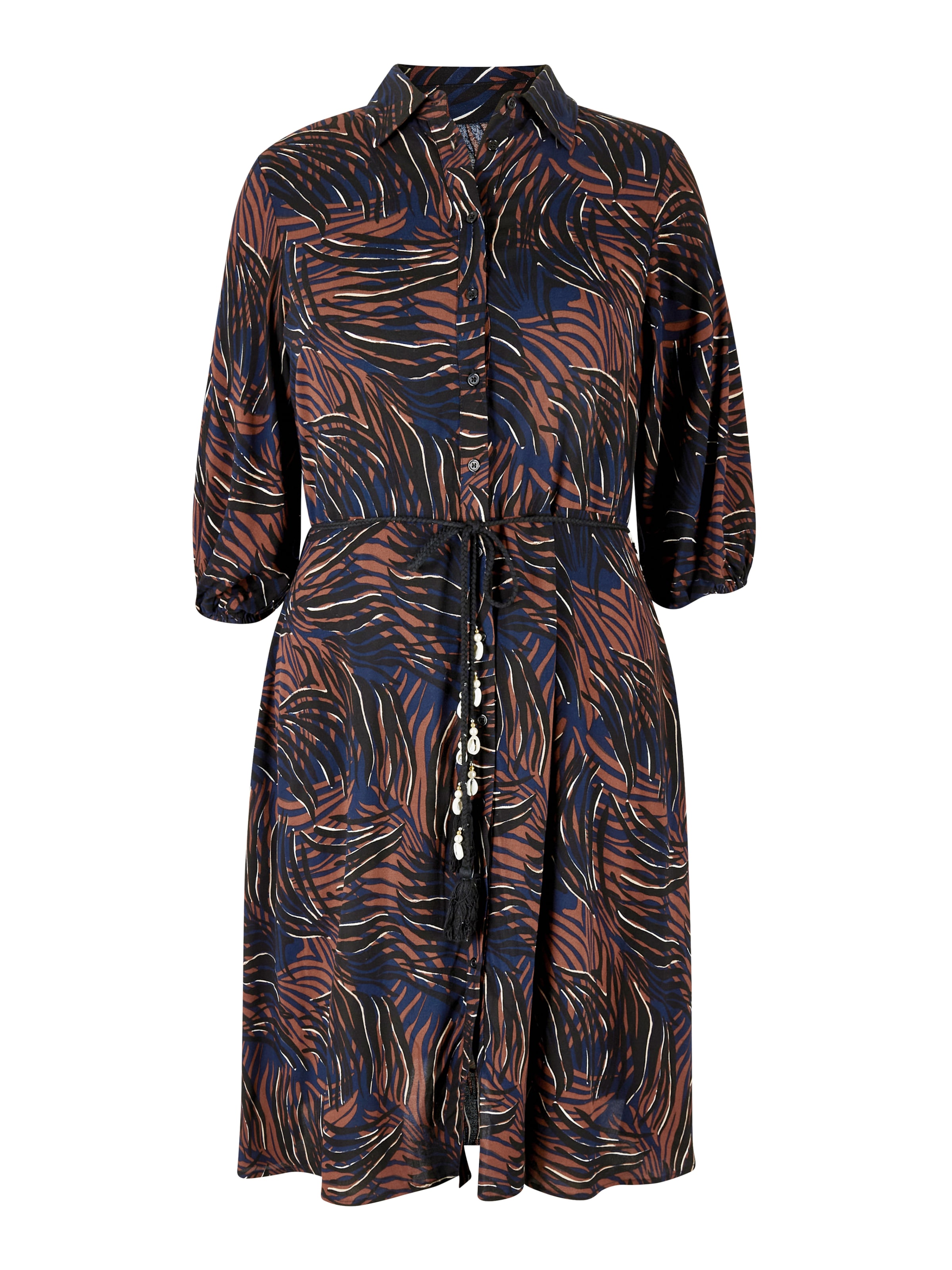 Apricot Blousejurk in Blauw: voorkant