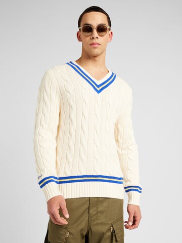 Polo Ralph Lauren - Jersey en beige: frente