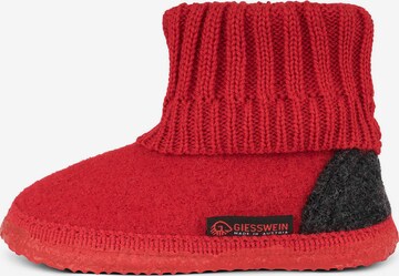 GIESSWEIN Huisschoenen 'Kramsach' in Rood: voorkant