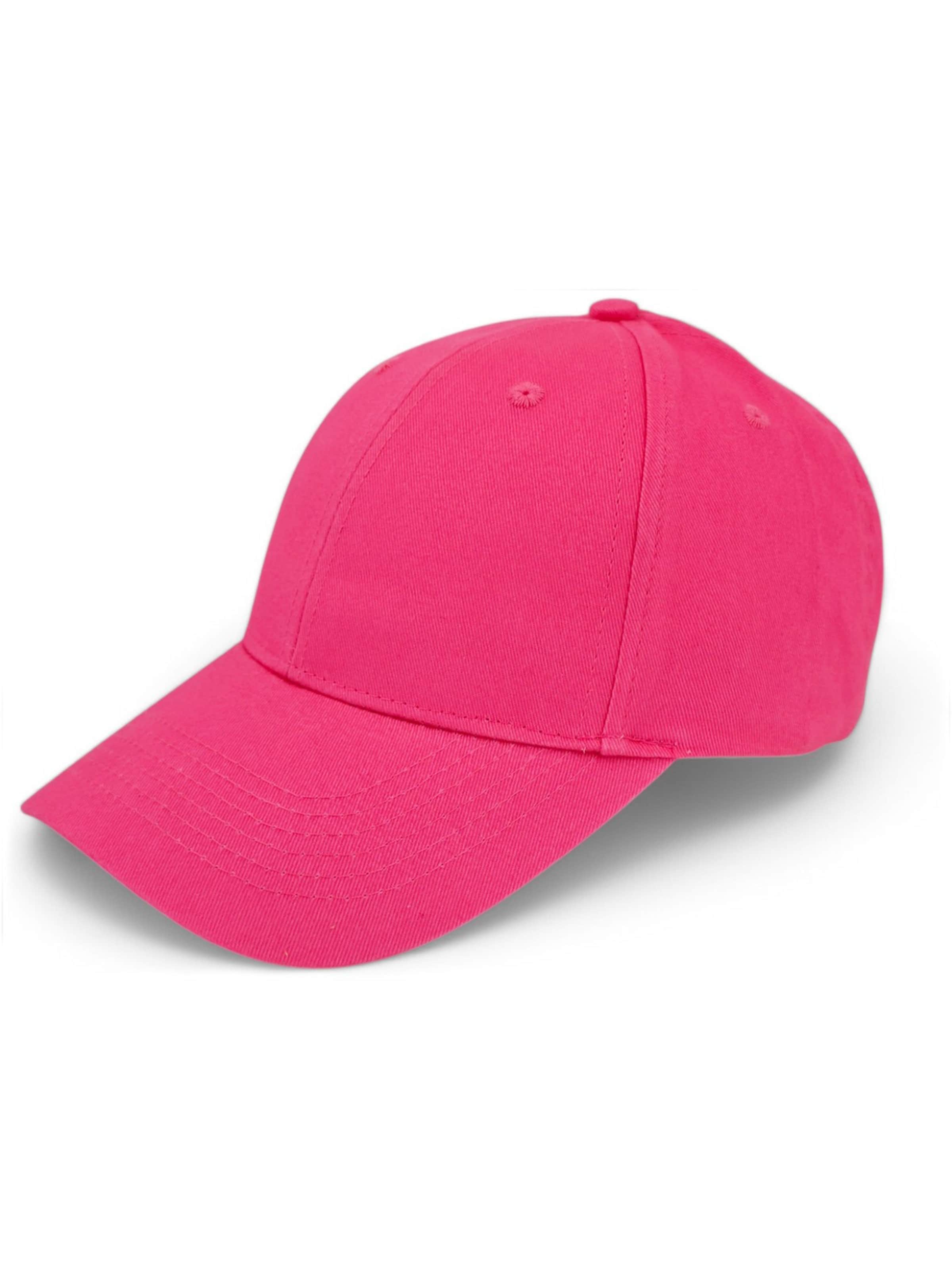 styleBREAKER Cap 'Baseball Cap Einfarbig'‌‌‌‌‌‌ in Pink: Vorderseite