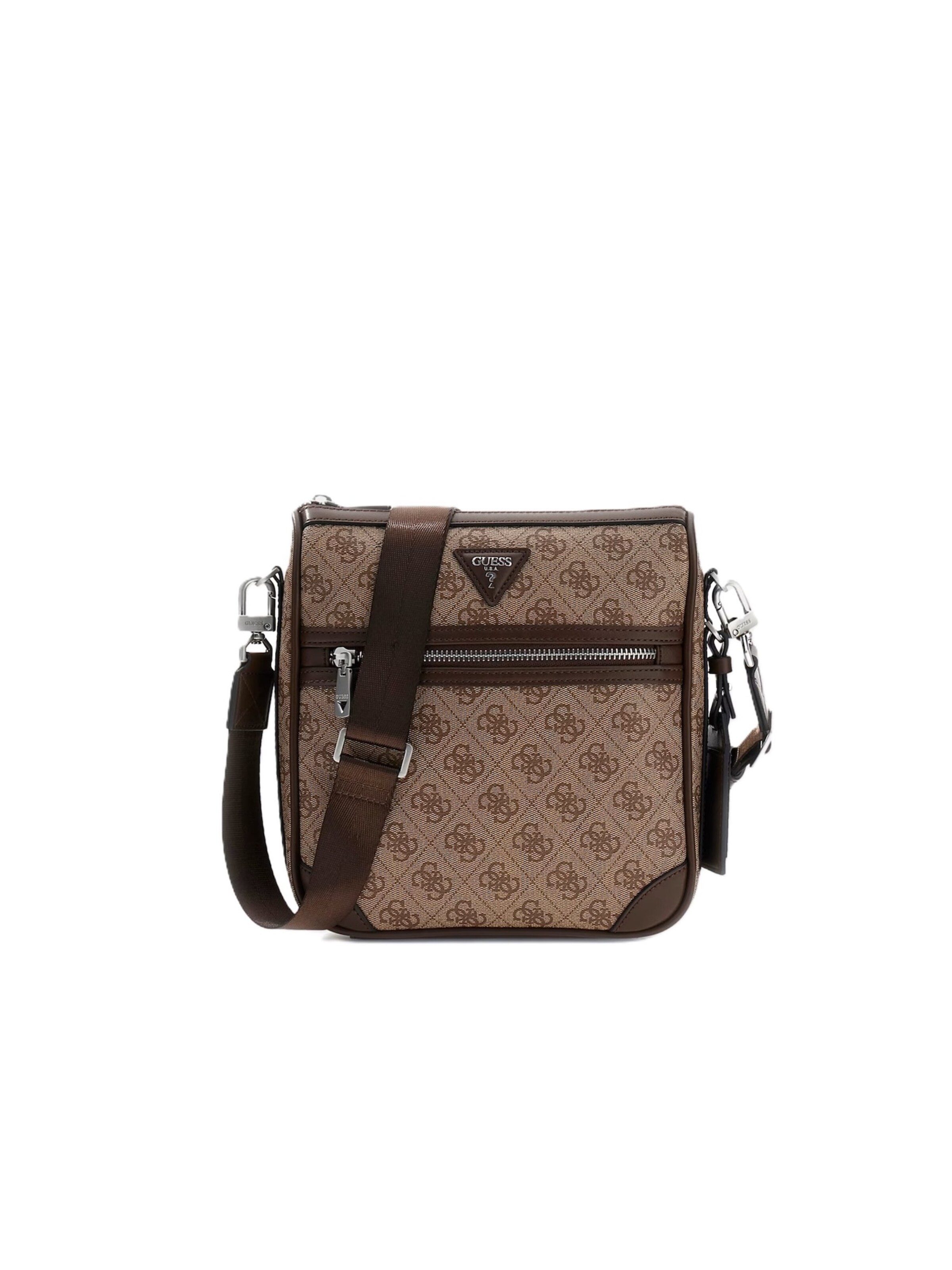 Borsa a tracolla 'HMMILLP6217' di GUESS in marrone: frontale