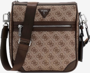 Borsa a tracolla 'HMMILLP6217' di GUESS in marrone: frontale