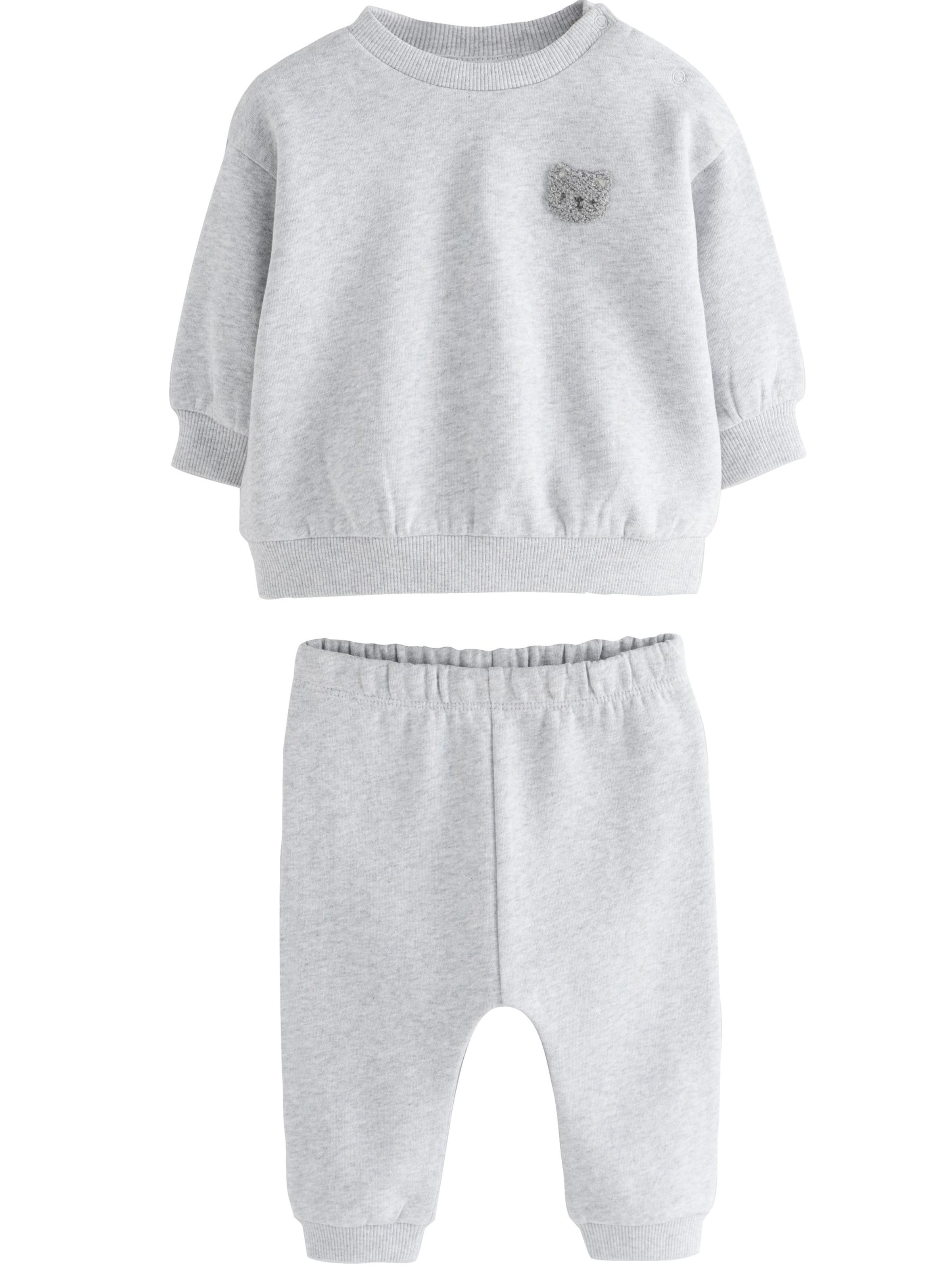 Next Joggingová súprava - Sivá: predná strana