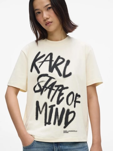 Tricou de la KARL LAGERFELD JEANS pe bej