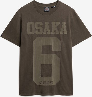 T-Shirt 'Osaka' Superdry en noir : devant