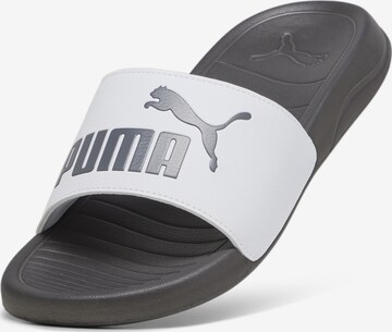 PUMA Beach & Pool Shoes 'Popcat 20' in White: front