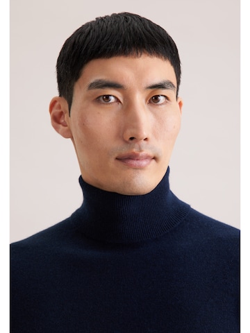 Pull-over 'Schwarze Rose' SEIDENSTICKER en bleu