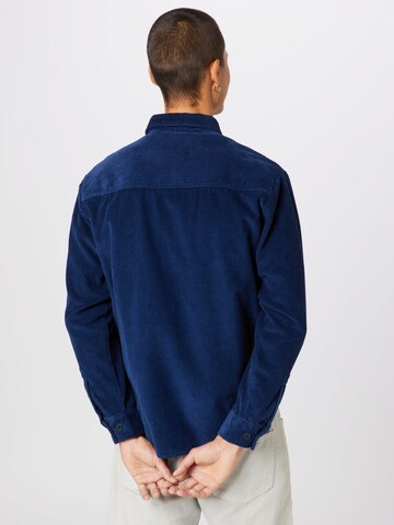 Thinking MU Regular fit Button Up Shirt in Blue