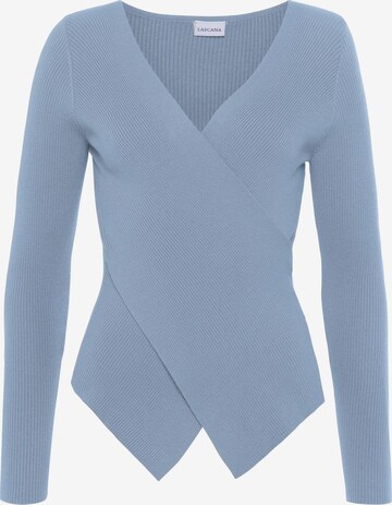 LASCANA Sweter w kolorze niebieski: przód