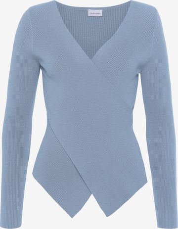 LASCANA Sweter w kolorze niebieski: przód