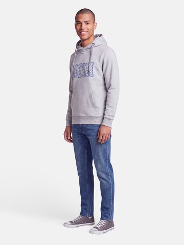 salzhaut Sweatshirt 'Heff' in Grau: Vorderseite