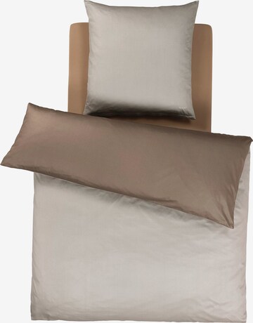 JOOP! Duvet Cover in Brown: front