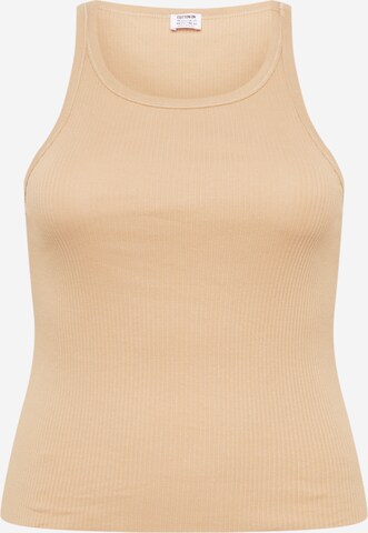 Cotton On Curve Top in Braun: front