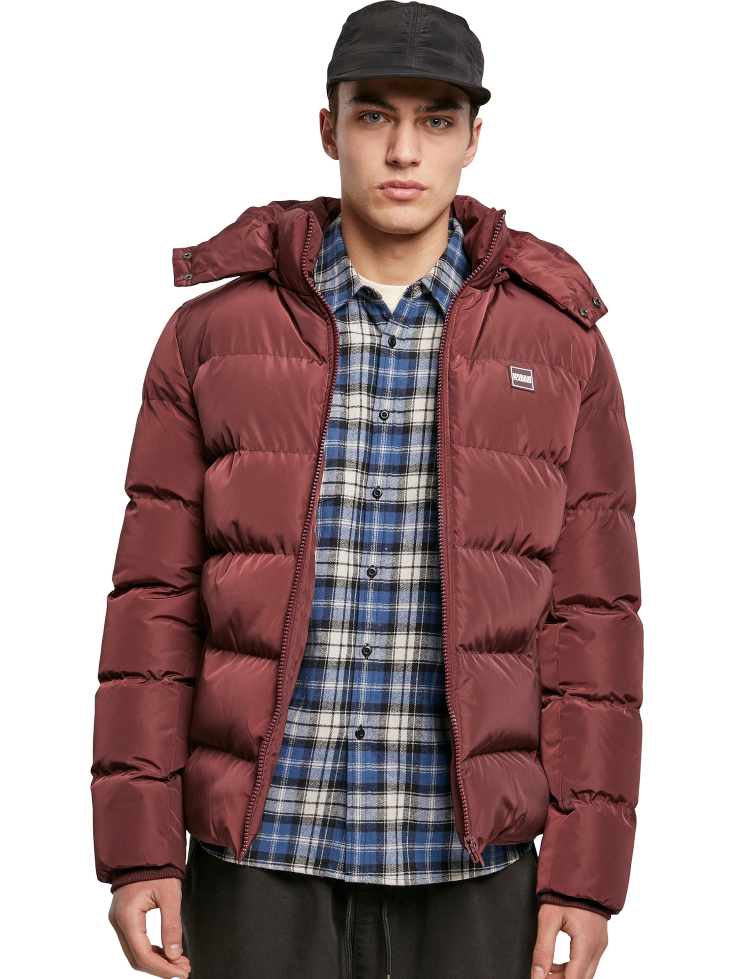 Urban Classics Talvejope, värv punane: eest vaates