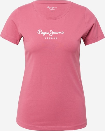 Maglietta 'NEW VIRGINIA' di Pepe Jeans in rosa: frontale