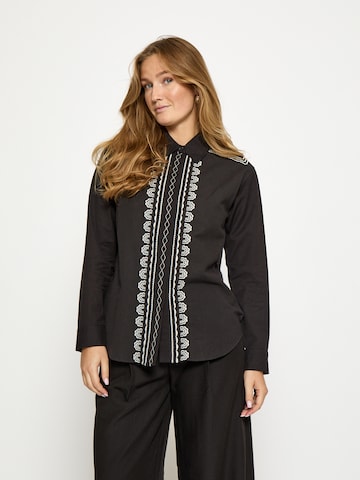 Camicia da donna 'DSCharlene' di DESIRES in nero: frontale