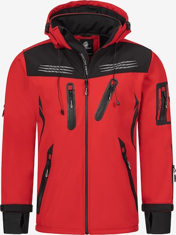Rock Creek Funktionsjacke in Rot: Vorderseite