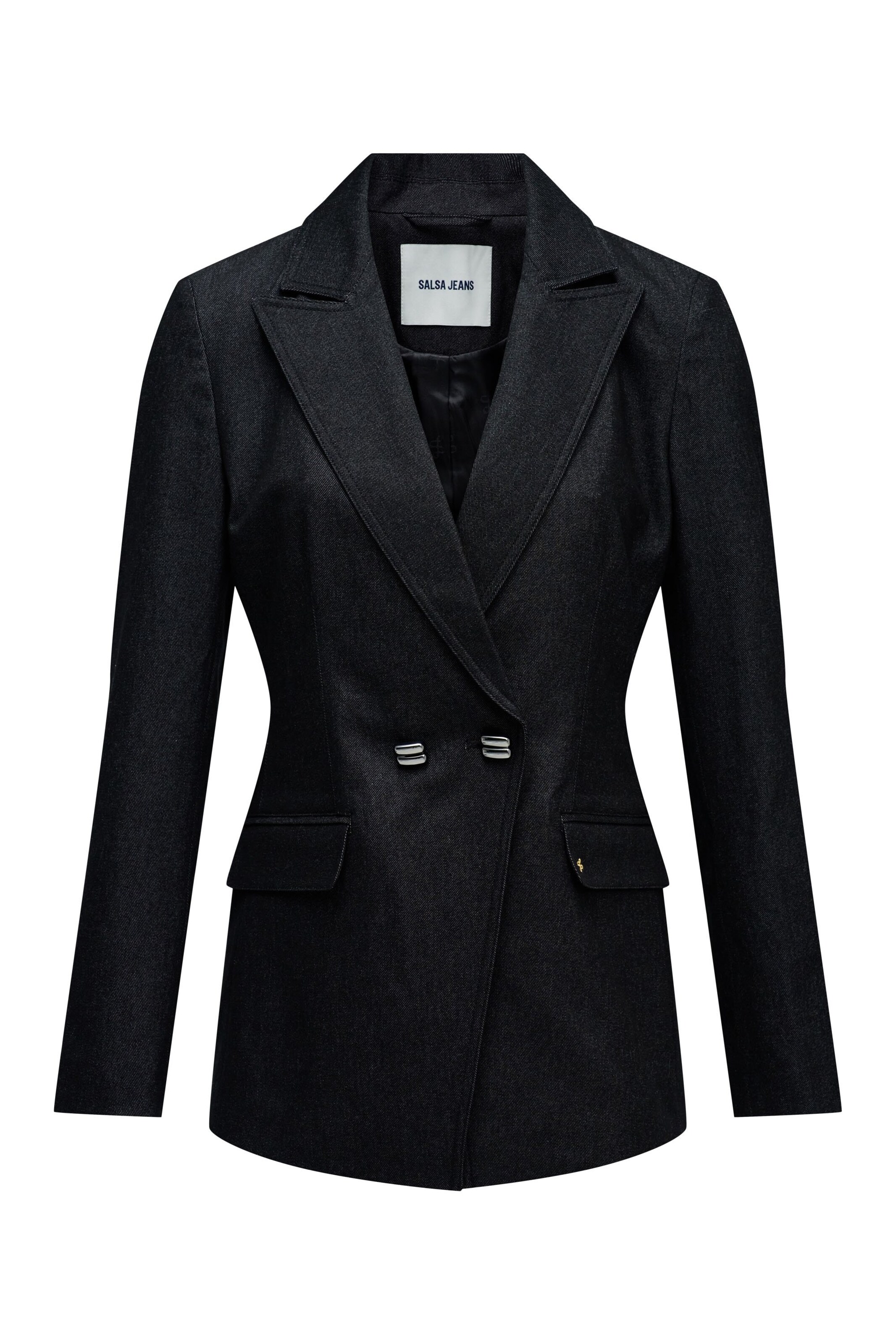 Blazer Salsa Jeans en noir : devant