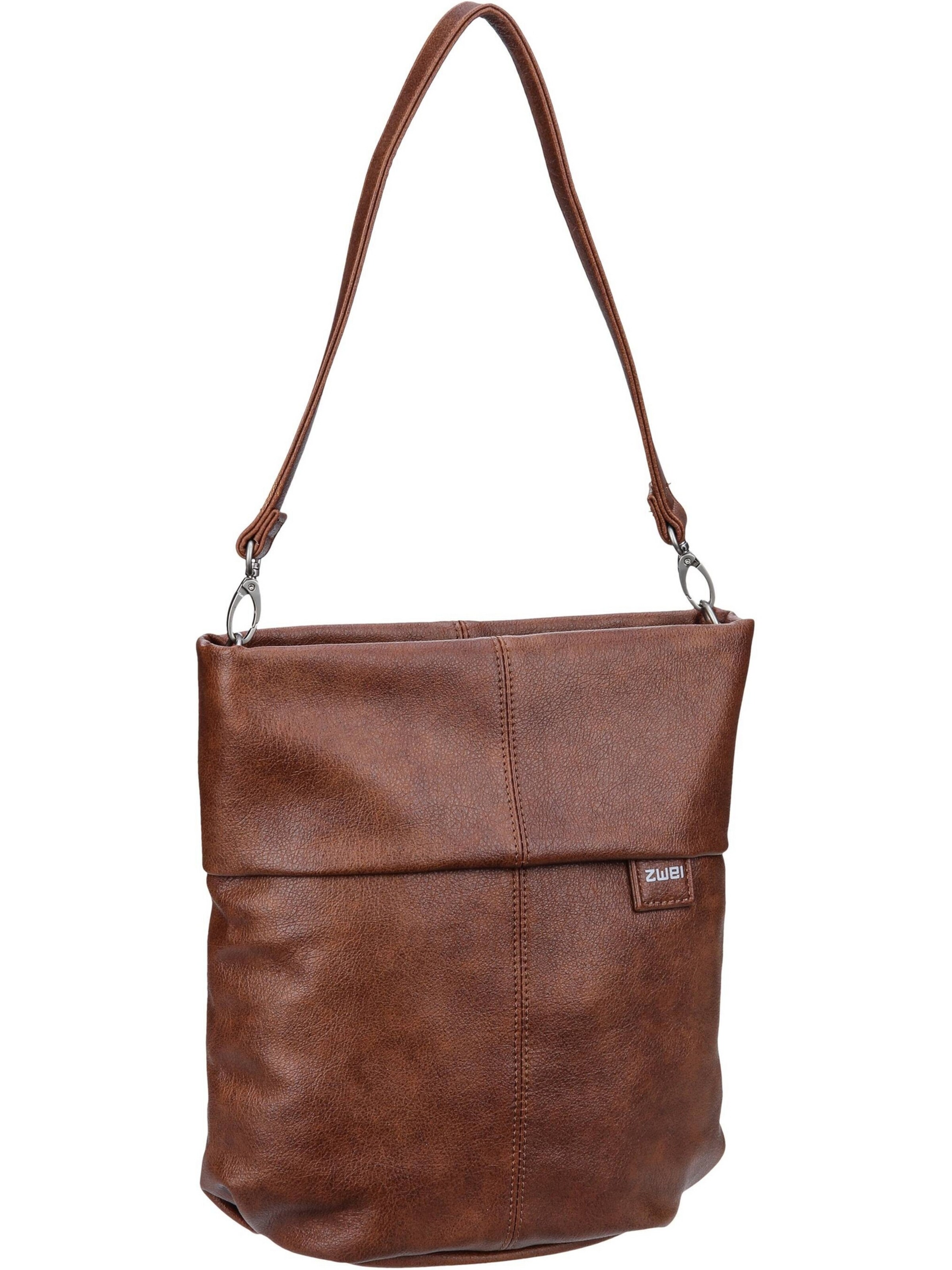 ZWEI Shoulder bag 'Mademoiselle' in Brown: front
