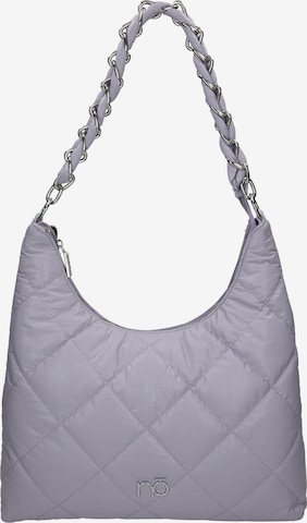 NOBO Crossbody Bag 'Big Quilted' in Purple: front