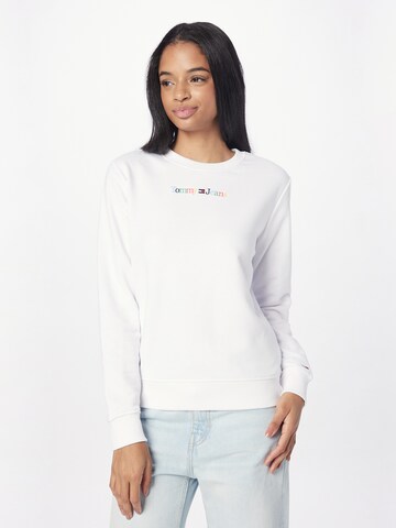 Tommy Jeans Sweatshirt in Weiß: predná strana