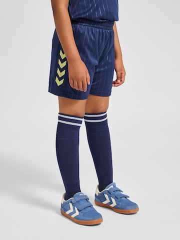 Hummel Regular Sportbroek in Blauw: voorkant