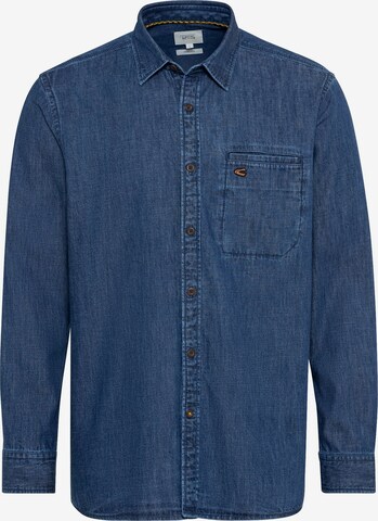 CAMEL ACTIVE Button Up Shirt in Blue: front